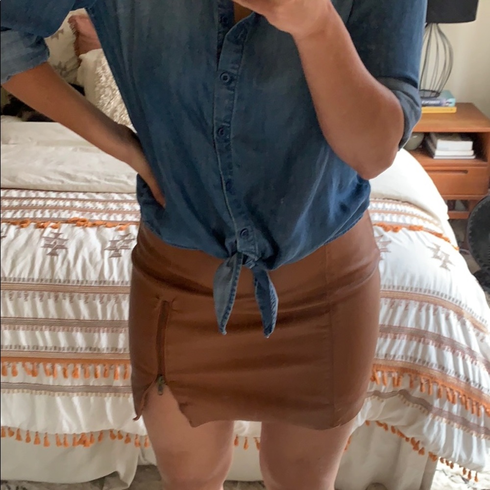 Free people mini skirt